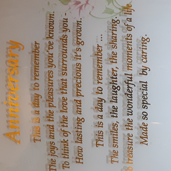 Anniversary Keepsake - Picture 2 of 7
